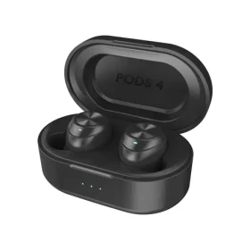 Niceboy Pods 4 černá / Bezdrátová sluchátka s mikrofonem / Bluetooth 5.0 / IPX5 / nabíjecí pouzdro (hive-pods-4)