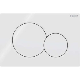 GEBERIT - Sigma01 Ovládací tlačítko splachování, alpská bílá 115.770.11.5