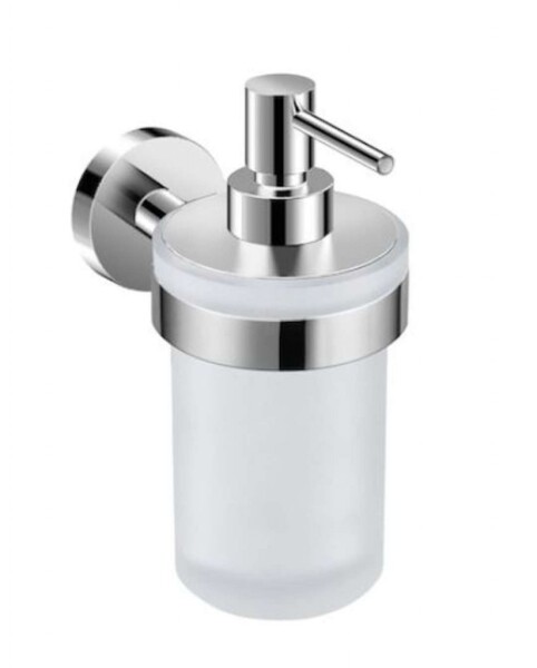 JIKA - Mio Style Dávkovač mýdla s držákem, sklo/chrom H3832F20041001