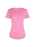 Dámské merino tričko s krátkým rukávem ICEBREAKER Wmns 125 Cool-Lite Sphere III SS Scoop, Pop velikost: XS
