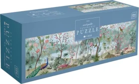 INTERDRUK Panoramatické puzzle Secret Garden: Ptačí svět