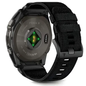 Tech-Protect Nylon Strap černá / Řemínek pro Garmin Fenix / 5X/5X Plus/6X/6X Pro/7X/8 (51 mm) / Nylon