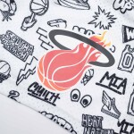 Mitchell & Ness Pánské kraťasy Miami Heat NBA Doodle Swingman Shorts Velikost: XL