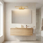 REA - Koupelnové nástěnné LED svítidlo APP1863-1W 40cm BRUSH GOLD OSW-66016