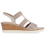 Pohodlné sandály na podpatku Remonte W RKR667 rose gold 38