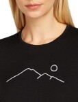 ICEBREAKER Wmns 200 Oasis LS Crewe Rainer Ridg, Black (vzorek) velikost: S