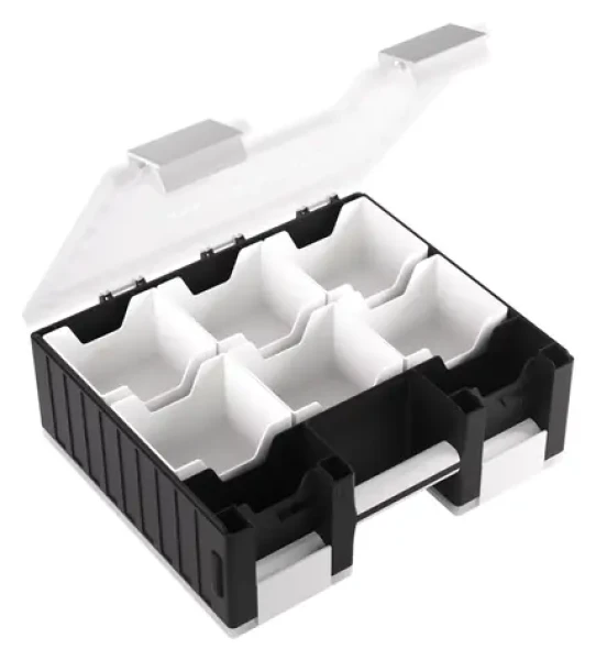 GAMEGENIC Box na karty Game Castle černá/bílá/čirá