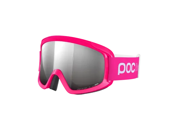POC POCito Opsin dětské lyžařské brýle Fluorescent Pink/Partly Sunny Silver