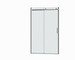 HOPA - Sprchové dveře BELVER GRAFIT NEW - Barva rámu - Grafit, Rozměr A - 110, Směr zavírání - Univerzální Levé / Pravé, Výplň - Čiré bezpečnostní sklo - 8 mm BCBELV11GCN