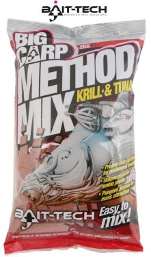 Bait-Tech Krmítková směs Big Carp Method Mix Krill & Tuna 2kg,Bait-Tech Krmítková směs Big Carp Method Mix Krill & Tuna 2kg