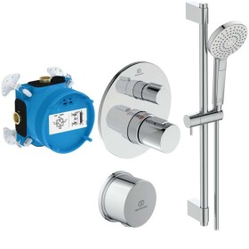IDEAL STANDARD - CeraTherm Sprchový set s termostatem pod omítku, s tělesem, 3 proudy, chrom A7598AA