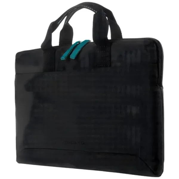Tucano Smilza Super Slim černá / Brašna / 15,6" notebook, MacBook Pro 16" / recyklovaný PET / 42×29×4 cm (BSM15-BK)