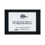 2022 Leaf Metal Soccer Pre-Production Proof Hobby Box - fotbalové karty