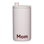 DESIGN LETTERS Cestovní termo hrnek Beige Mom 350 ml, béžová barva, kov, plast