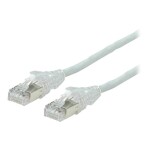 Secomp 21.05.0615 RJ45 síťové kabely, propojovací kabely CAT 6A S/FTP 15.00 m šedá dvoužilový stíněný, bez halogenů, samozhášecí 1 ks
