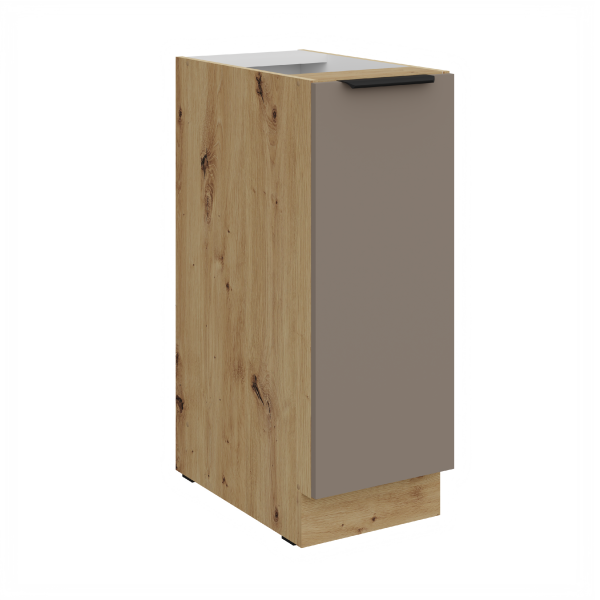 Spodní skříňka Aria 30 D CARGO BB Barva korpusu: Dub artisan, Barva dvířek: TA - Sandgrau AFM