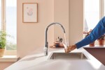 GROHE - Blue Pure Dřezová baterie BauCurve s filtrační funkcí, chrom 30580000