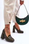 Dámské lodičky na podpatku M046 / 185349 Černá - Sweet Shoes černá 36