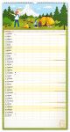 Nástěnný kalendář 2026 NOTIQUE - Rodinný plánovací XXL, 33 x 64 cm