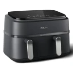 Philips NA351/00 černo-stříbrná / Horkovzdušná fritéza / 2750 W / objem 9 l (NA351/00)