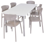 TOOMAX ITALIA DINING plastový stůl - světle šedá