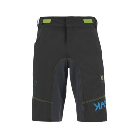 KARPOS Ballistic Evo Shorts, Black/Ombre Blue/Green Fluo velikost: L