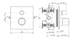 IDEAL STANDARD - CeraTherm Termostatická sprchová baterie pod omítku, chrom A6956AA