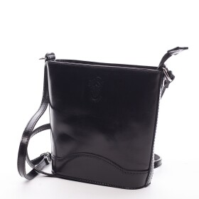 Dámská kožená crossbody Tereza black