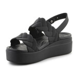 Sandály Crocs Brooklyn Woven Low Wedge W 209977-060 EU 38/39