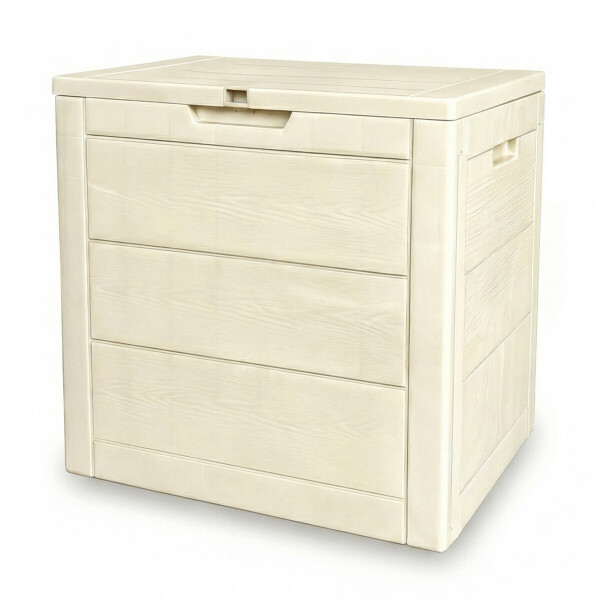 Zahradní úložný box 56x43x53cm, plast, béžová, AZB-G2035 CRM