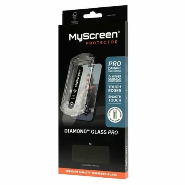 MyScreen Diamond Glass Pro Apple iPhone 17 Pro Max / Ochranné sklo / Instalační rámeček / Tvrzenost 9H (MD10446TG DGPRO FF)