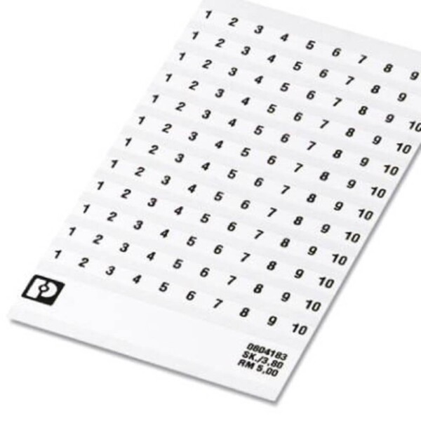 Phoenix Contact 0804206 označovací karta bílá 10 ks