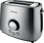 Gorenje T1000E stříbrná / Topinkovač / 1000W / 7 úrovní (T1000E)