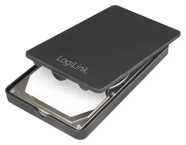 LogiLink Externí box pro HDD/SSD černá / 2,5" SATA / USB 3.0 (5 Gb/s) (UA0339)