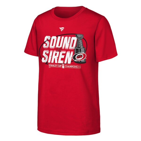 Fanatics Dětské tričko Carolina Hurricanes NHL 2026 Stanley Cup Champions Parade Velikost: Dětské XL (164 - 170)