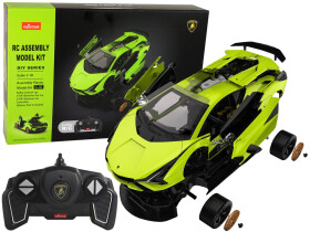 RASTAR RASTAR Konstrukční autíčko na dálkové ovládání Lamborghini Sian 1:18 zelené
