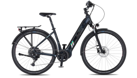 4EVER COMFORT SPORT 720, pneu 28", rám 18" (M), model 2025, barva black/hologram - ZDARMA dopravné, odborná montáž, seřízení, pojištění a dárkový poukaz na nákup příslušenství! (Záruka nejlepší ceny! Nakupujte u autorizovaného prodejce!)