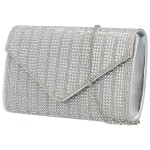 Třpytivé dámské psaníčko Michelle Moon Florida, stříbrné