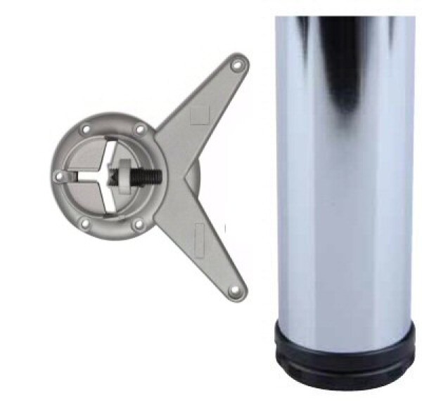 Incoll stolová noha chrom 710x60 (24_GP00_071_10)