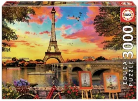 EDUCA Puzzle Západ slunce v Paříži