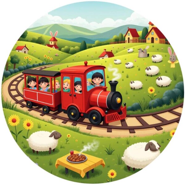 Obrázek Jedlý papír na dort Vláček