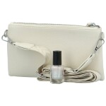 Stylová malá crossbody kabelka Perlla new, krémová