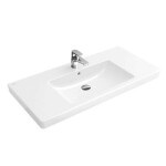 VILLEROY & BOCH - Subway 2.0 Umyvadlo nábytkové 100x47 cm, s přepadem, otvor pro baterii, CeramicPlus, alpská bílá 71751GR1