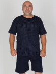 EVONA a.s. Pánské krátké pyžamo P BIGGER 506 - P BIGGER 506 3XL