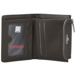 Trendy dámská mini koženková peněženka Coveri Bobbi, tmavě šedá