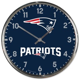 Hodiny New England Patriots NFL Chrome Team Design