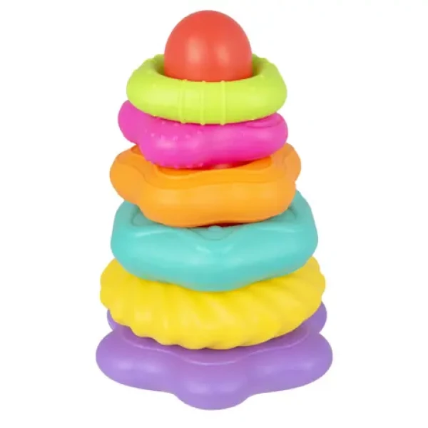 Playgro - Strukturované navlékací kroužky