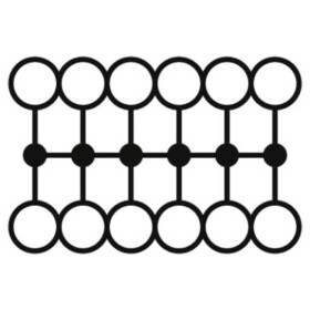 Phoenix Contact 3002782 blok rozvaděče 25.2 mm pružinová svorka černá 20 ks