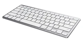 Trust stříbrná / Bezdrátová klávesnice / Bluetooth / CZ/SK layout / nůžková (25354)