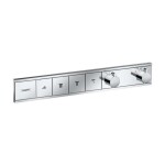 HANSGROHE - RainSelect Baterie pod omítku pro 4 spotřebiče, chrom 15382000